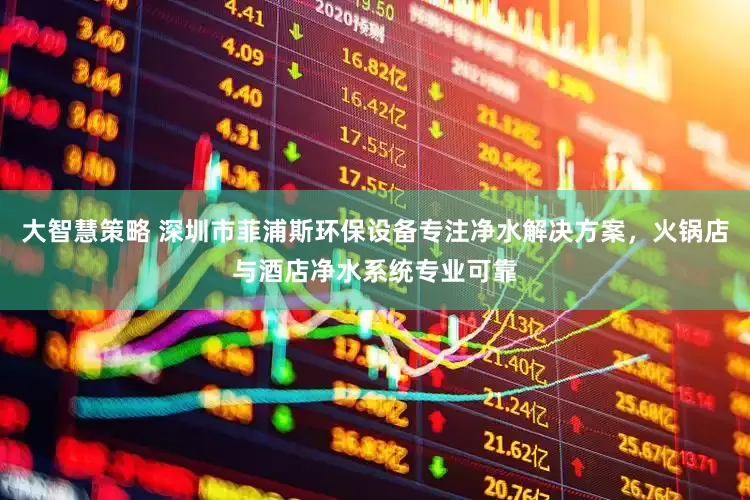大智慧策略 深圳市菲浦斯环保设备专注净水解决方案，火锅店与酒店净水系统专业可靠